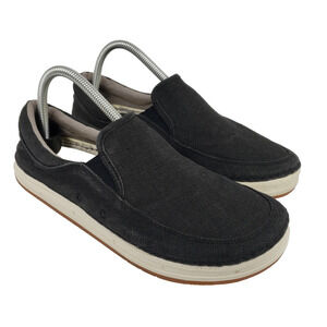 Astral Hemp Baker Womens Size 9 Black White Slip On Casual Loafer Water Shoes